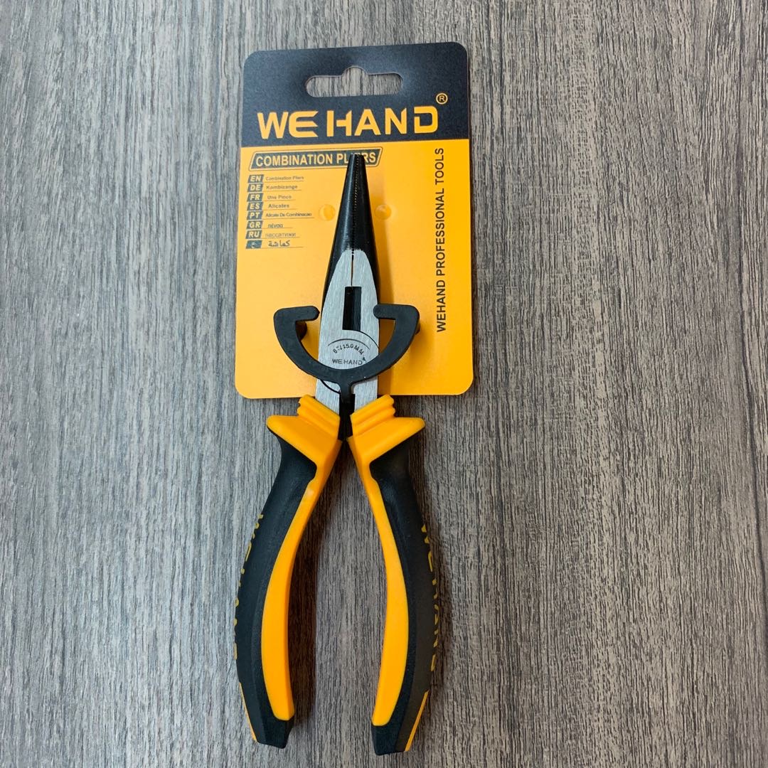 WEHAND尖嘴钳斜口钳省力手工钳电工工具
