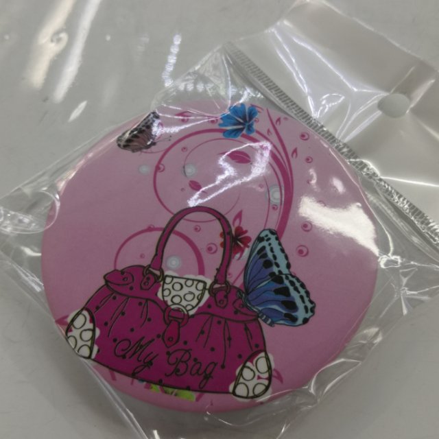 蝴蝶款随身镜化妆镜迷你镜厂家直销批发细节图