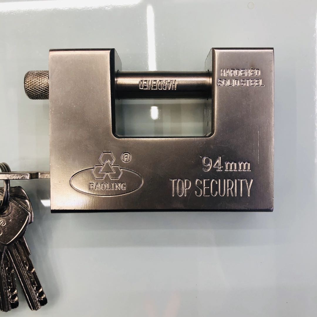 94mm矩形锁厂家直销防锈防腐蚀全铜矩形铜挂锁细节图