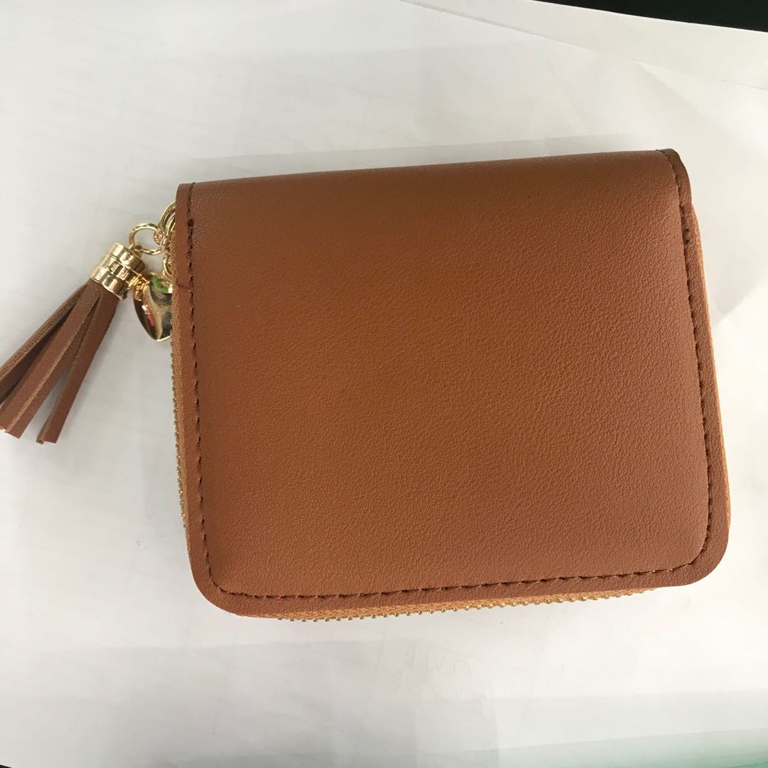 Women's Purse Yellow Jewel Short Women's Purse Small Change Wallet details Picture