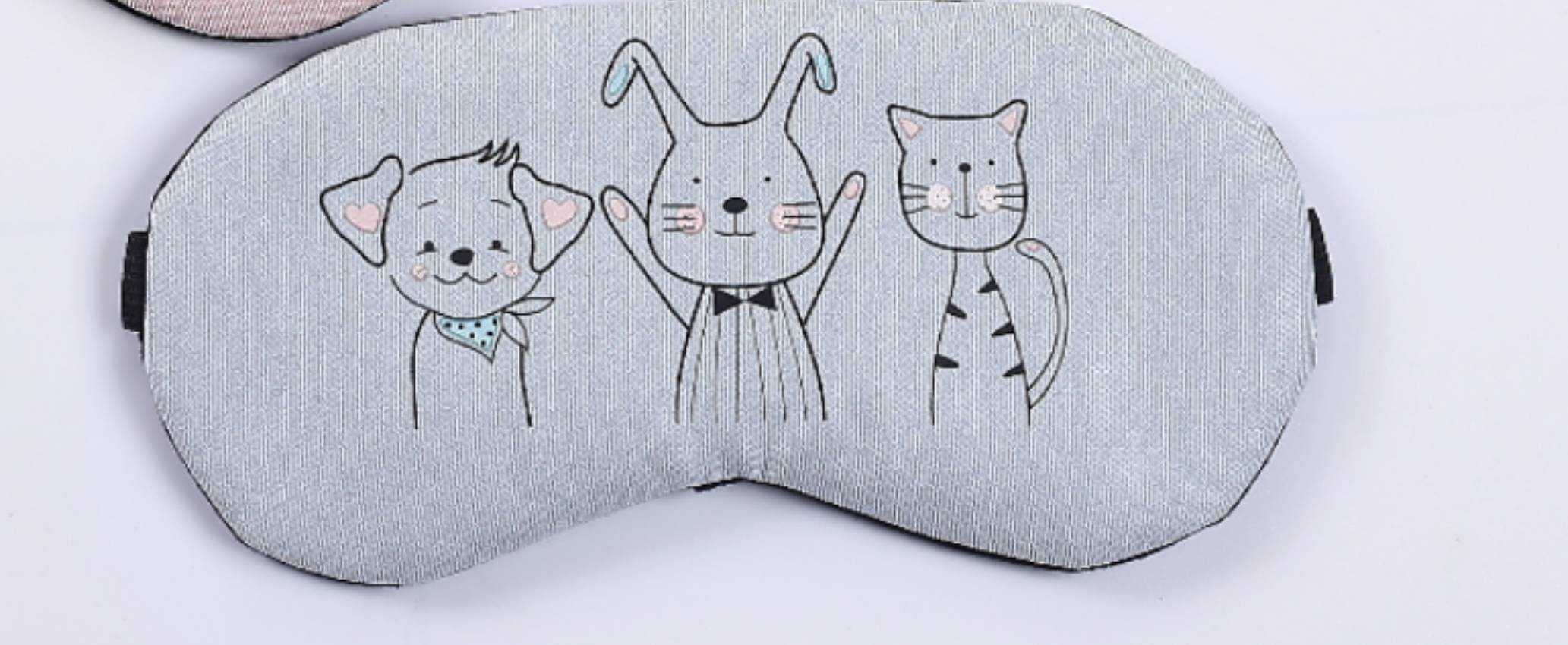 卡通睡眠遮光眼罩男女透气冰袋冷热双敷学生睡觉午休眼罩透气可爱细节图