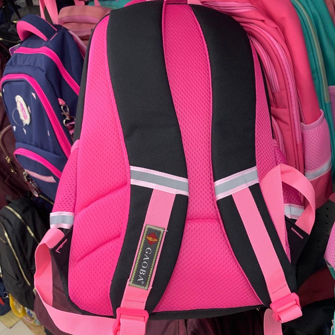 儿童双肩包小学生书包男童女童低年级背包新款玫红色产品图