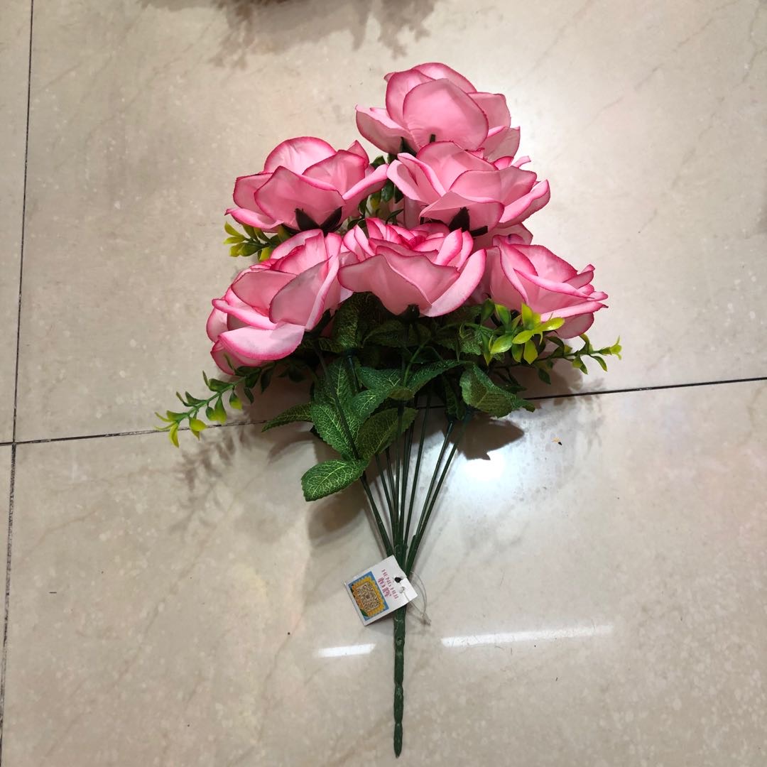 Hot-selling pink rose wedding decoration and auditorium decoration creative design