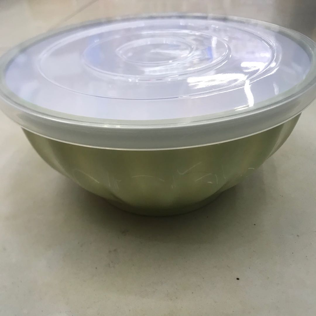 小碗汤碗透明塑料碗打包盒圆碗胶碗带盖