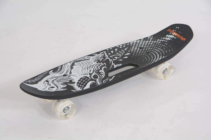 HB128B铝架PU轮带灯儿童大号滑板