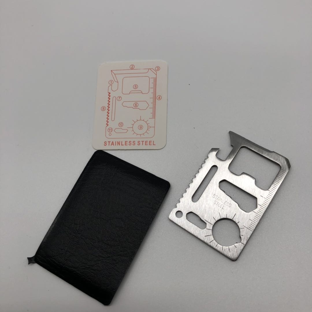 多功能刀片信用卡式卡片便携工具卡折叠刀户外应急汽车用品图