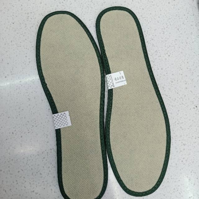 Bamboo charcoal breathable women's insoles, men's sweat-absorbing and deodorizing insoles, women's deodorizing and fragrant bamboo fiber cool sports details Picture