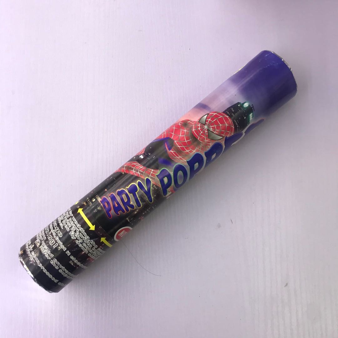 结婚用的喷彩带花瓣婚礼喷花筒彩喷撒花手拧礼炮礼礼喜庆开张40cm