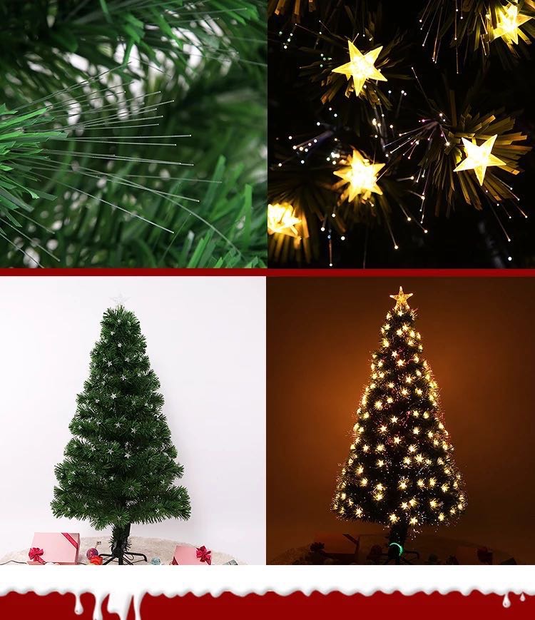 A 1.5-meter and 1.8-meter eco-friendly home lighting luxury encrypted simulation holiday tree set decoration details Picture