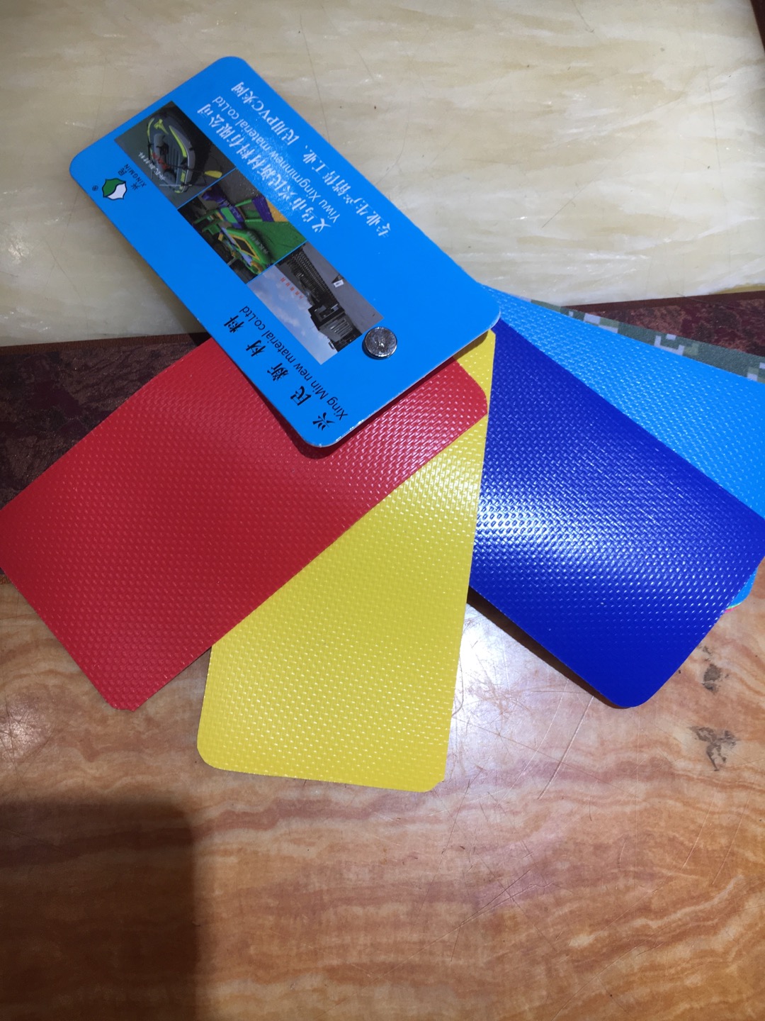 500d clip net factory direct selling 20 years new case and bag material decoration leather transfer leather thumbnail