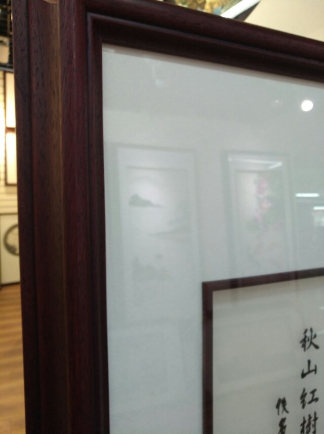 相框/相框摆台/正方形相框/木质相框/画框细节图