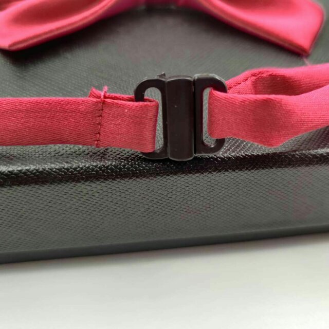 厂家红色小领带直销新品领结领带男士领结涤纶 学生领结详情图3