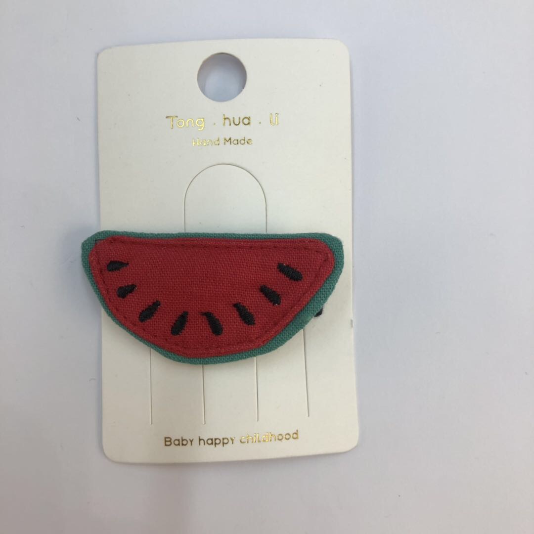 Korean-style fashionable children's hairpin, little girl watermelon fresh and clean headband