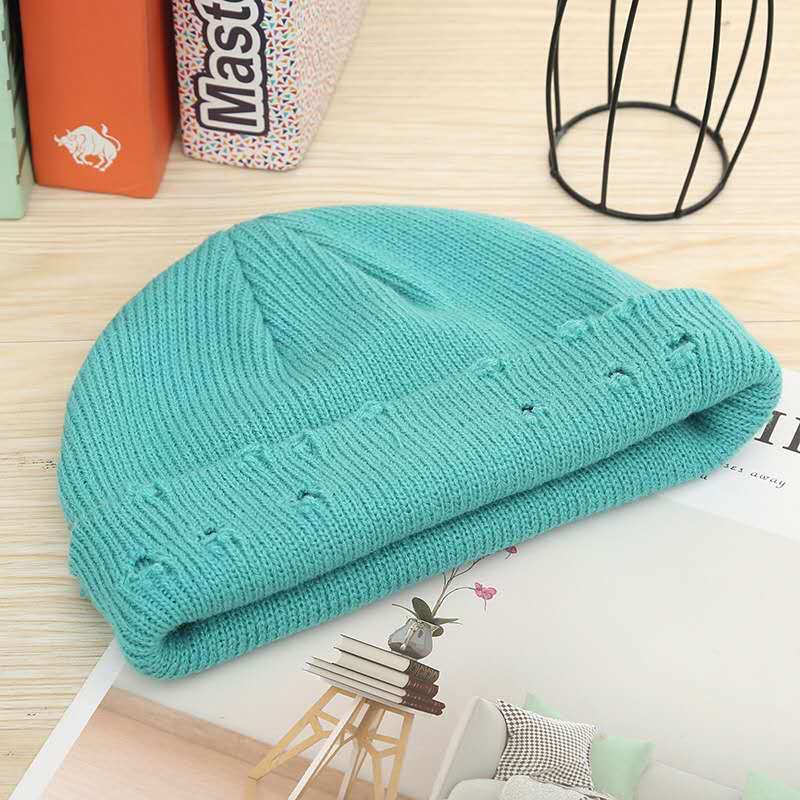 Candy-Colored Knitted Hat Customized Korean Men's Knitted Hat Specification drawing