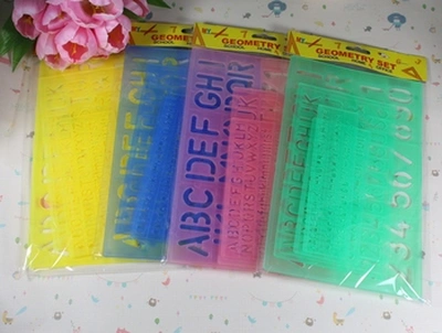 Acrylic Template Letter Ruler Letter Plate Ruler Student Supplies