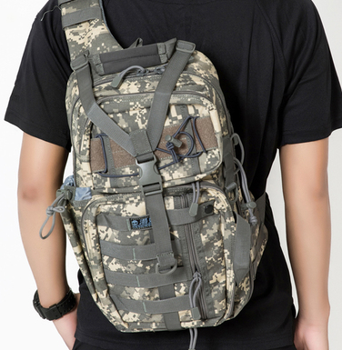 弓箭手背包快取斜跨单肩包骑行徒步户外旅行侧背包细节图