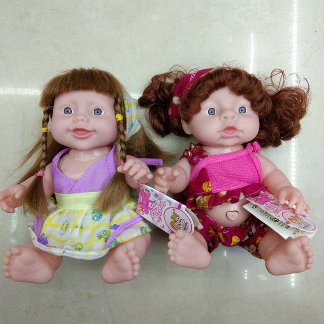 厂家直销儿童玩具混装儿童益智搪胶娃娃混装批发