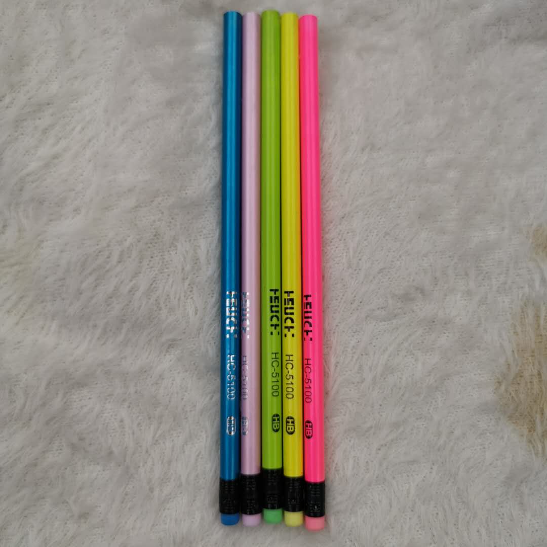 Hengchuang 5100Hb Pencil Water-Soluble Color Lead Rolling Curtain Set Write Continuous Hex Bar Specification drawing