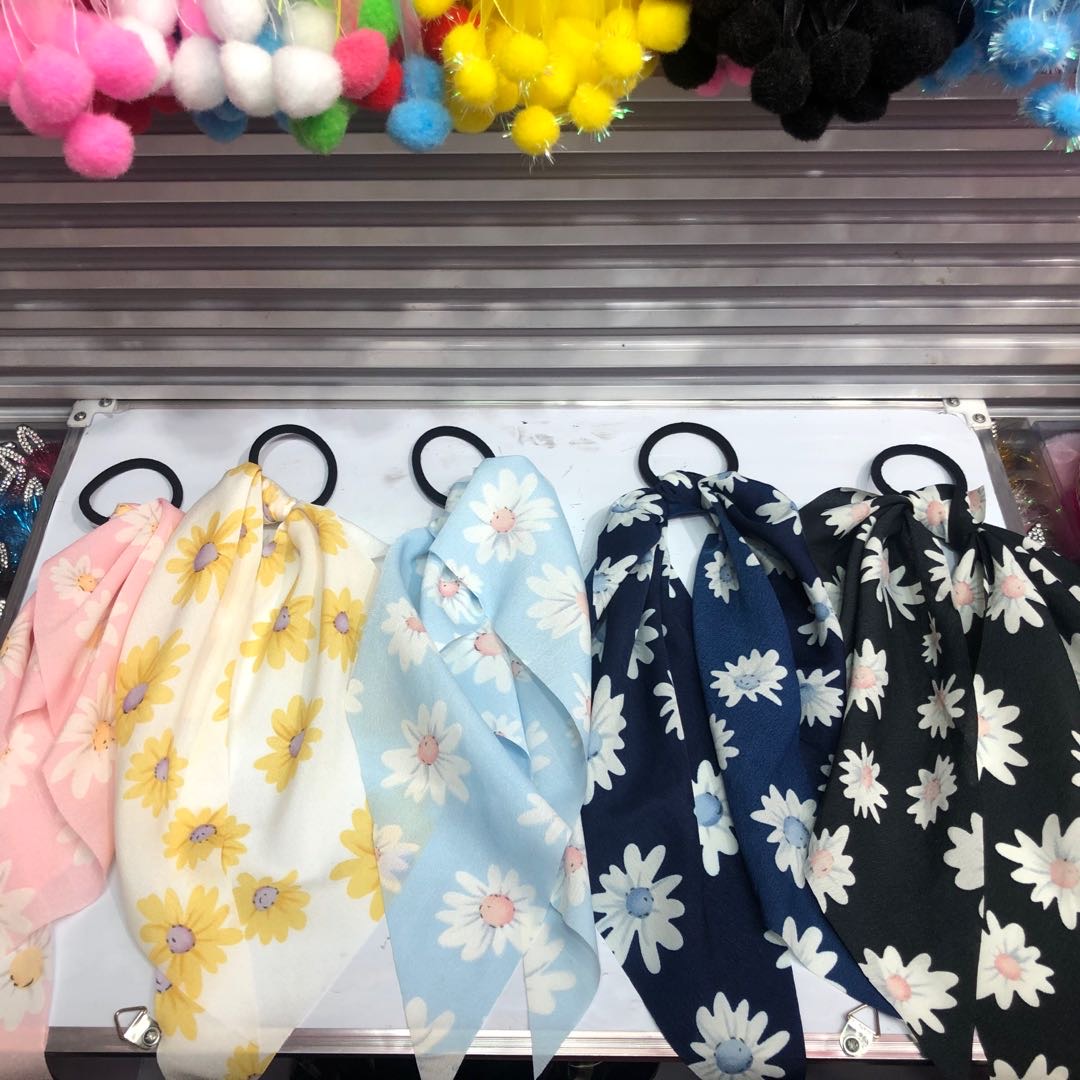 小雏菊清新橡皮筋头绳扎发皮筋
