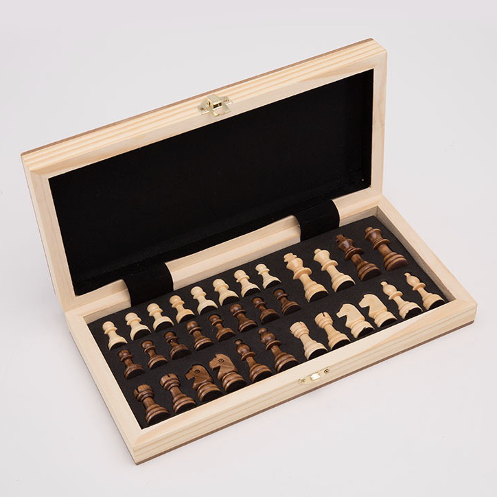 带磁木质国际象棋实木棋子儿童成人正品保证产品图