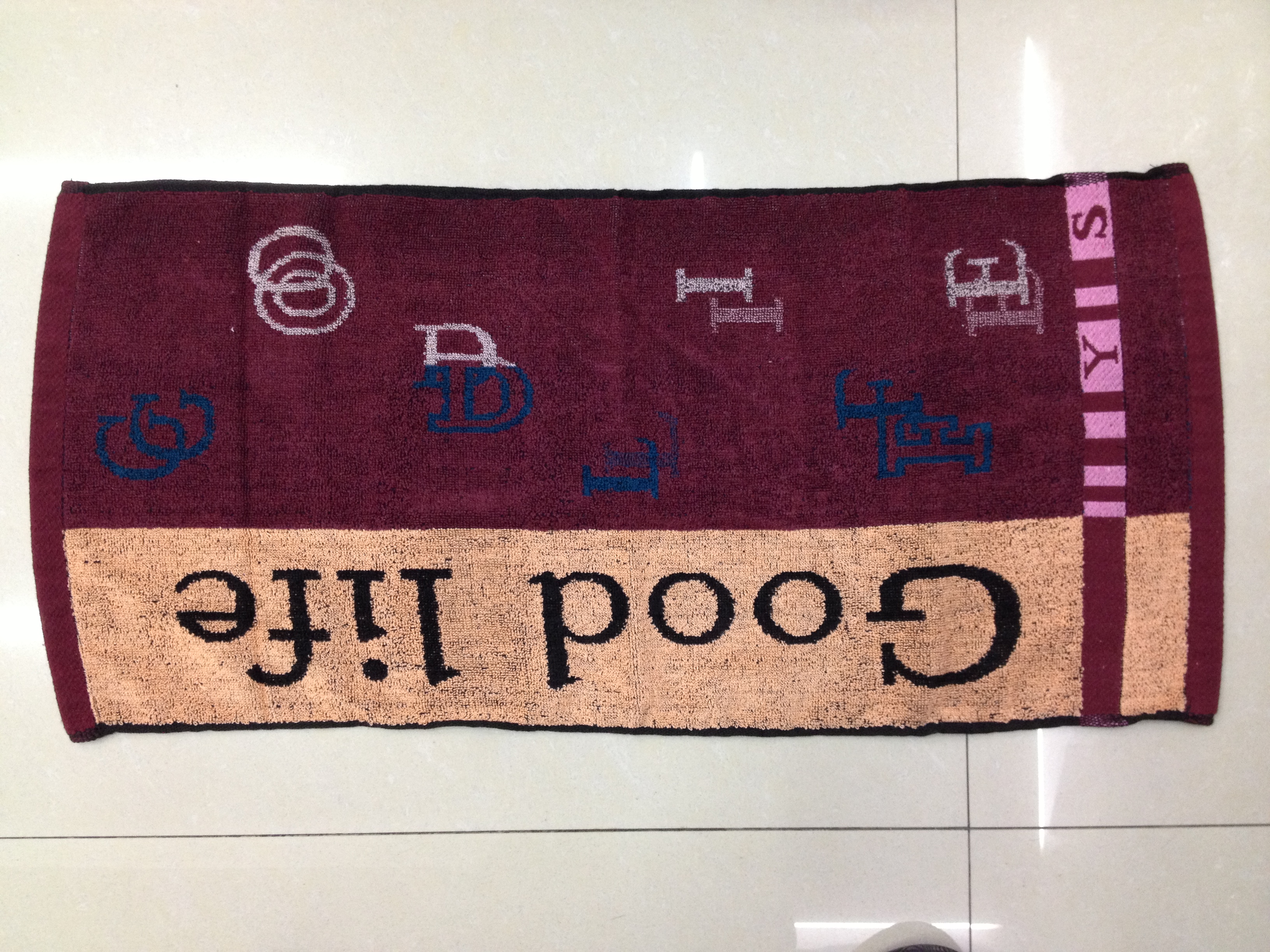 字母毛巾毛巾纯棉洗脸家用面巾全棉柔软吸水不掉毛