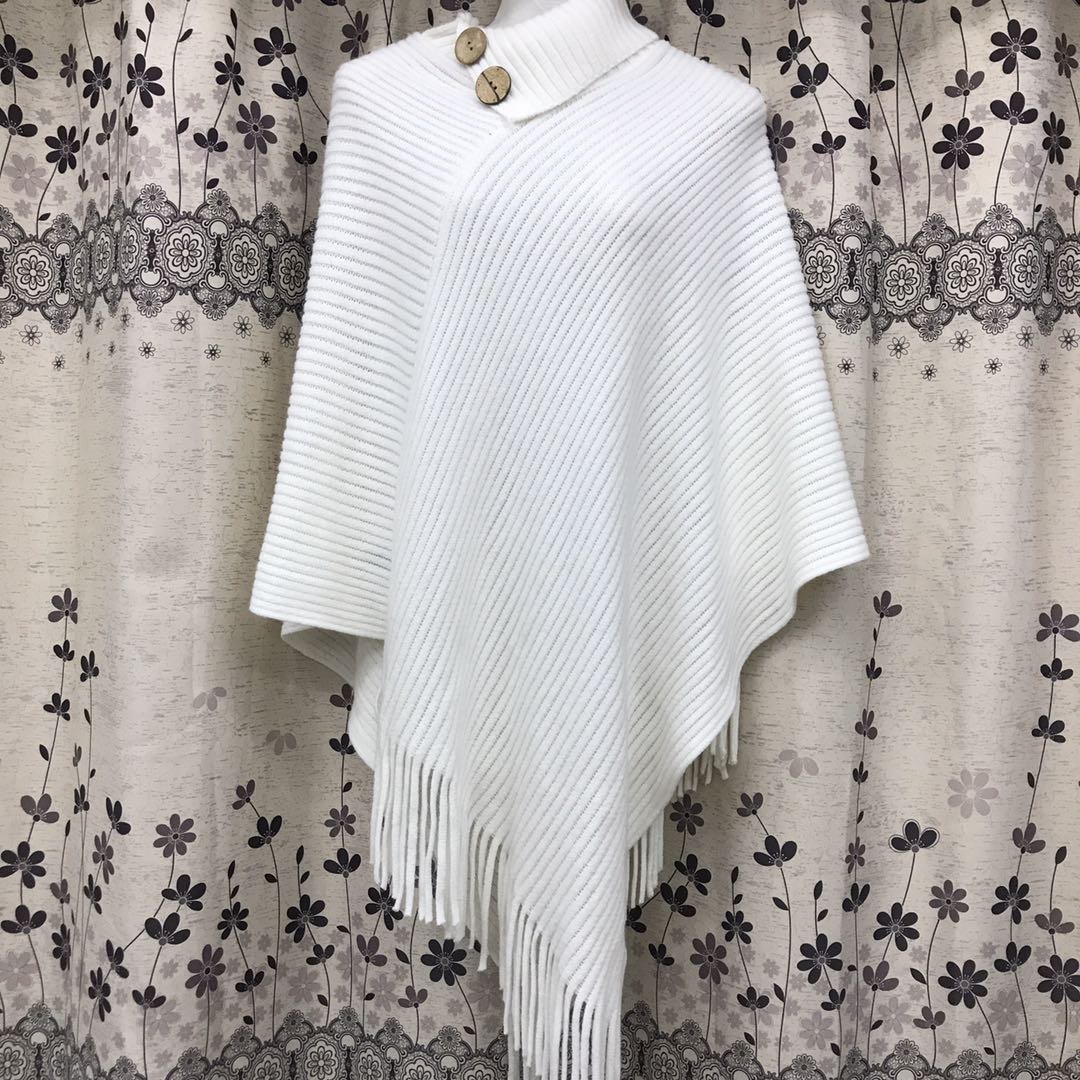 Manufacturers Direct Sales Autumn Winter Europe And The United States Fashion Trend New White Lady Shawls