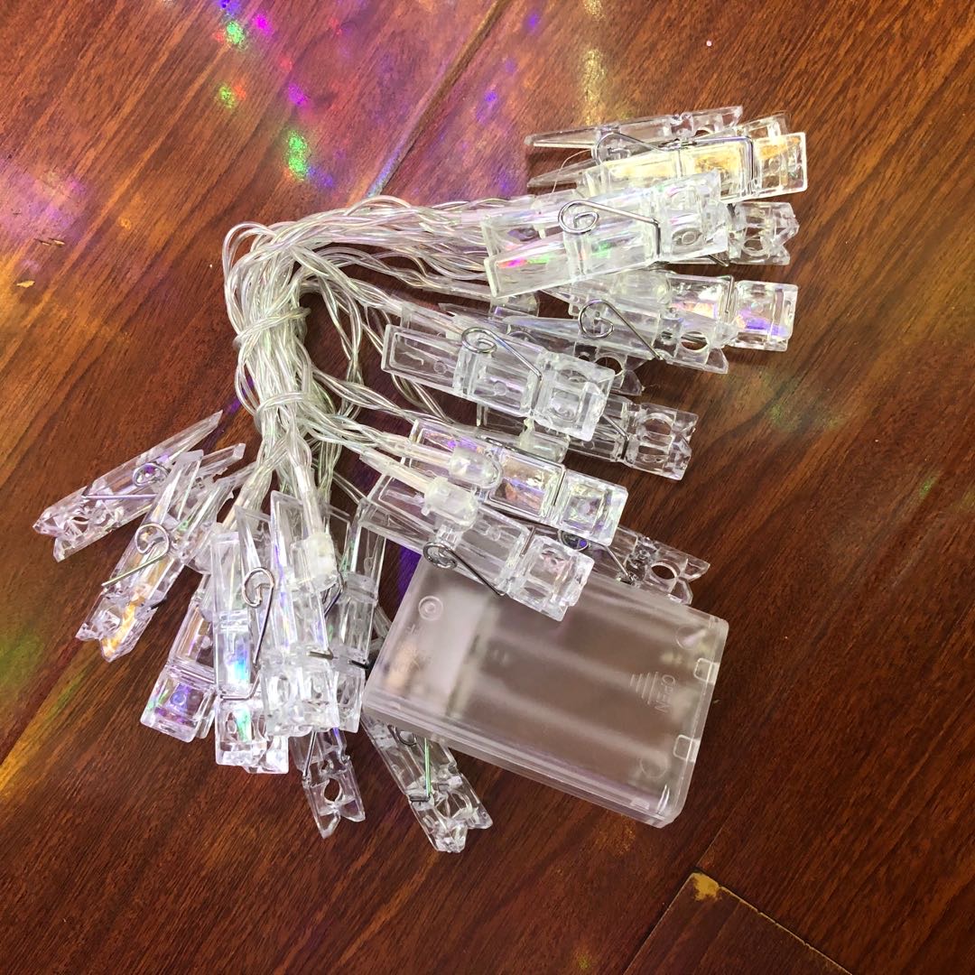 Led lamp clip color lamp flash lamp New Year net red room decorate girl heart star lamp string New Year Spring Festival day decoration thumbnail