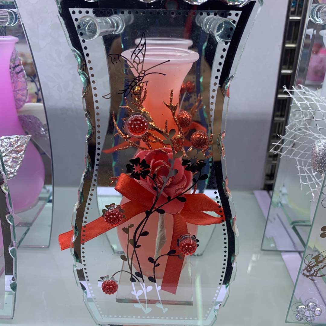 玻璃花插玻璃外框玻璃瓶玻璃制品工艺品手工艺品摆件