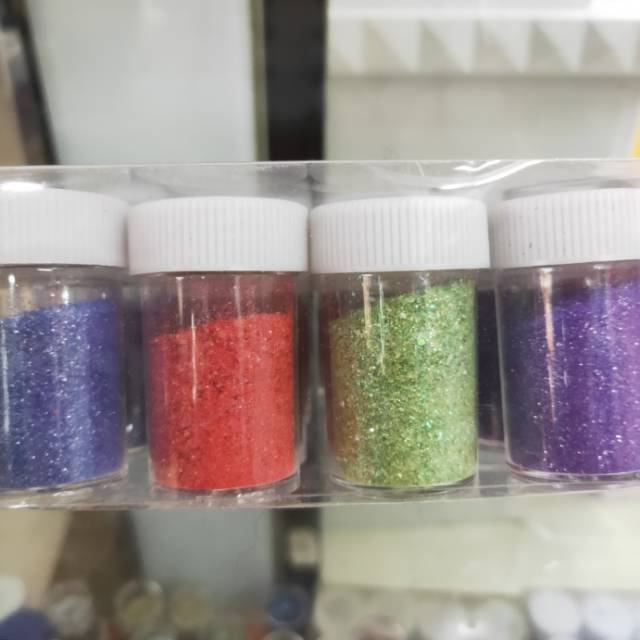 金粉彩粉儿童玩具画画散粉亮粉细节图