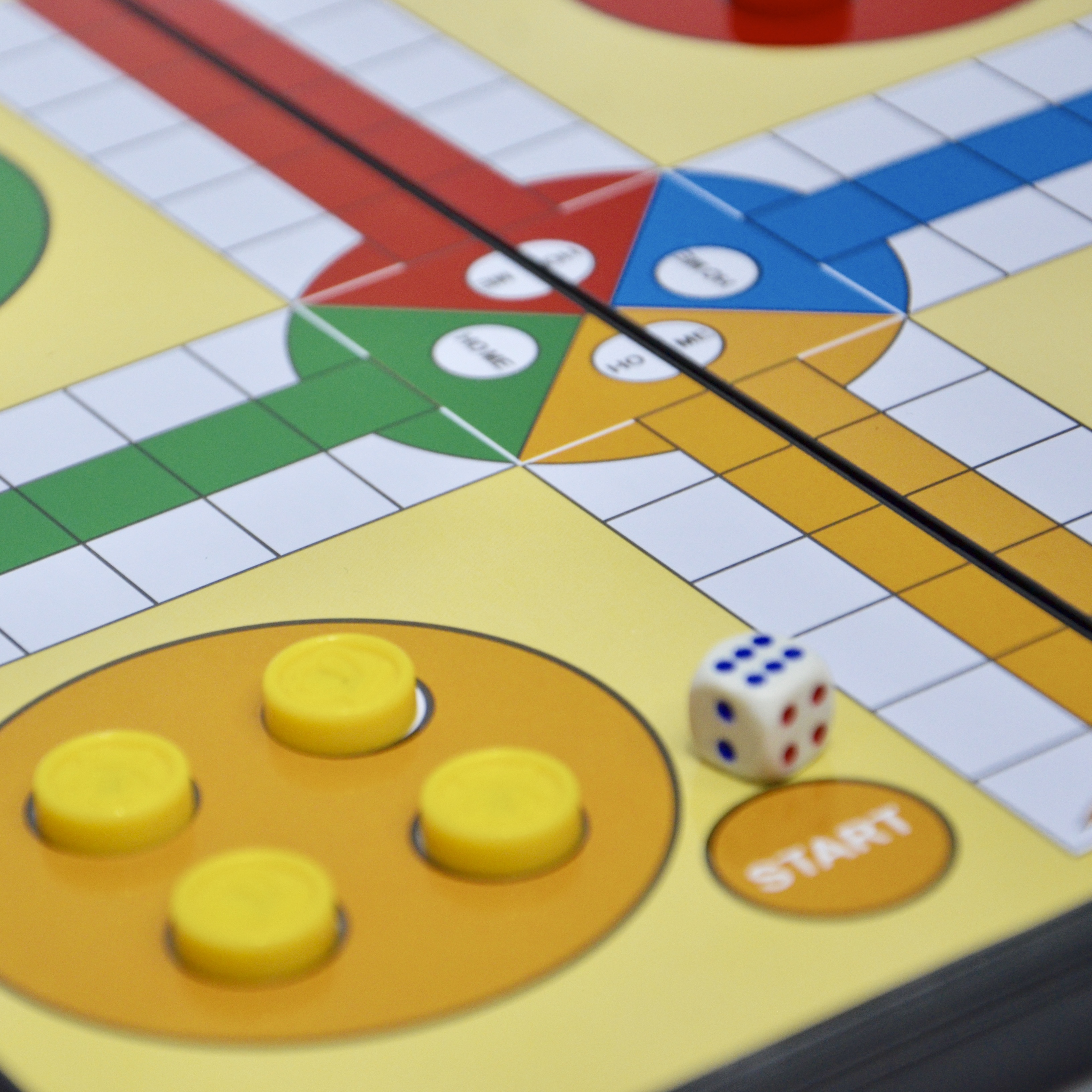 LUDO colorful plastic flying chess toys details Picture