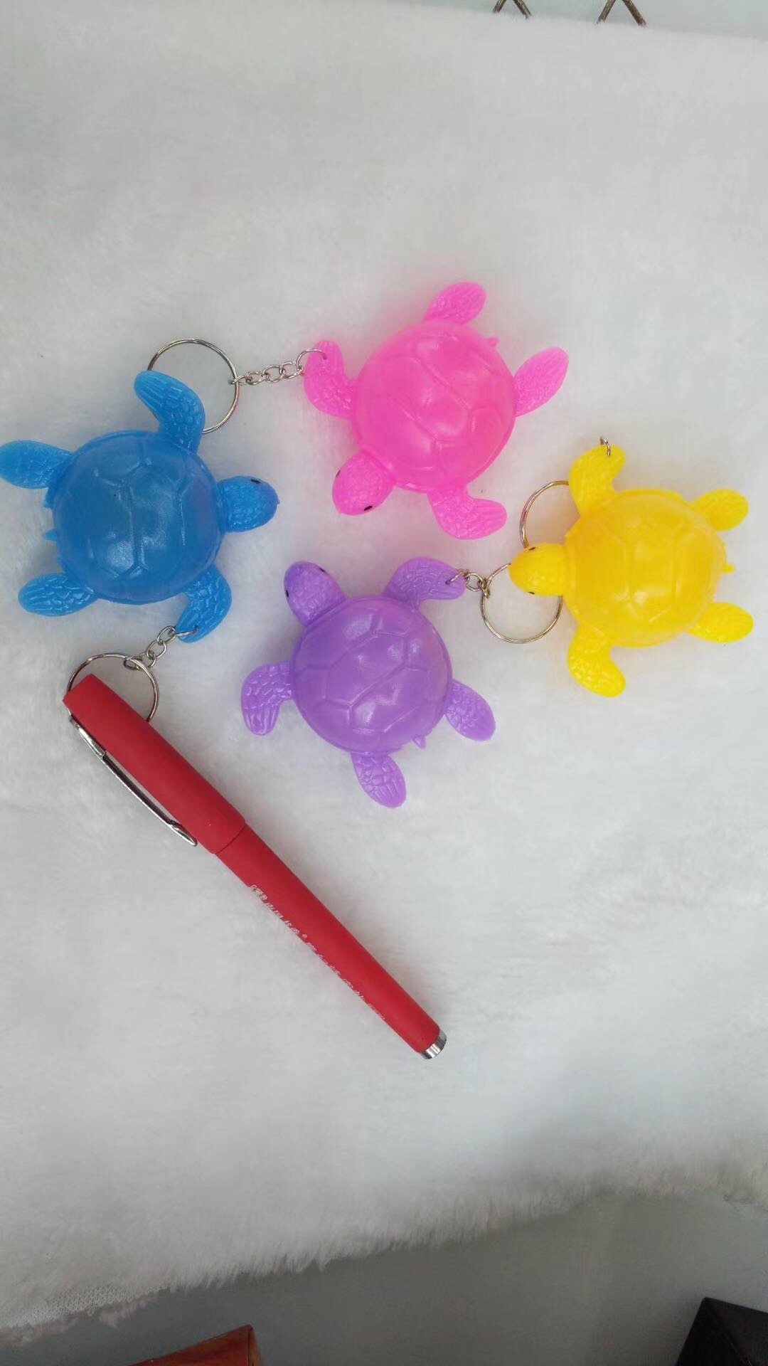 小乌龟男女钥匙扣解压钥匙小挂件产品图