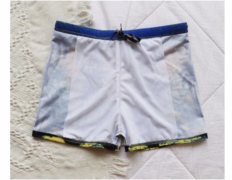 Swimming Trunks Men's Boxer Anti-Embarrassment Quick-Drying Swimsuit Men's Loose Swimming Trunks Men's Fashion Spa Bathing Equipment Boys details Picture