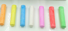 Large thick chalk, children's colored chalk, wood chalk details Picture