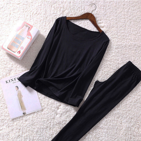 Beauty Muscle Clothing Autumn And Winter Tender Skin 37 Degrees Constant Temperature Ultra-Thin Tight Base Long Johns
