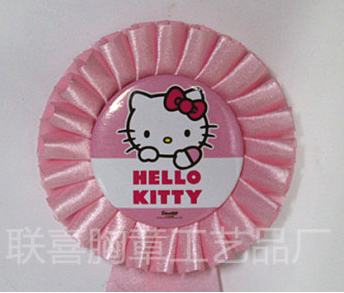 Creative Cartoon Tinplate Corsage Birthday Christmas Baby Birthday Party Supplies details Picture