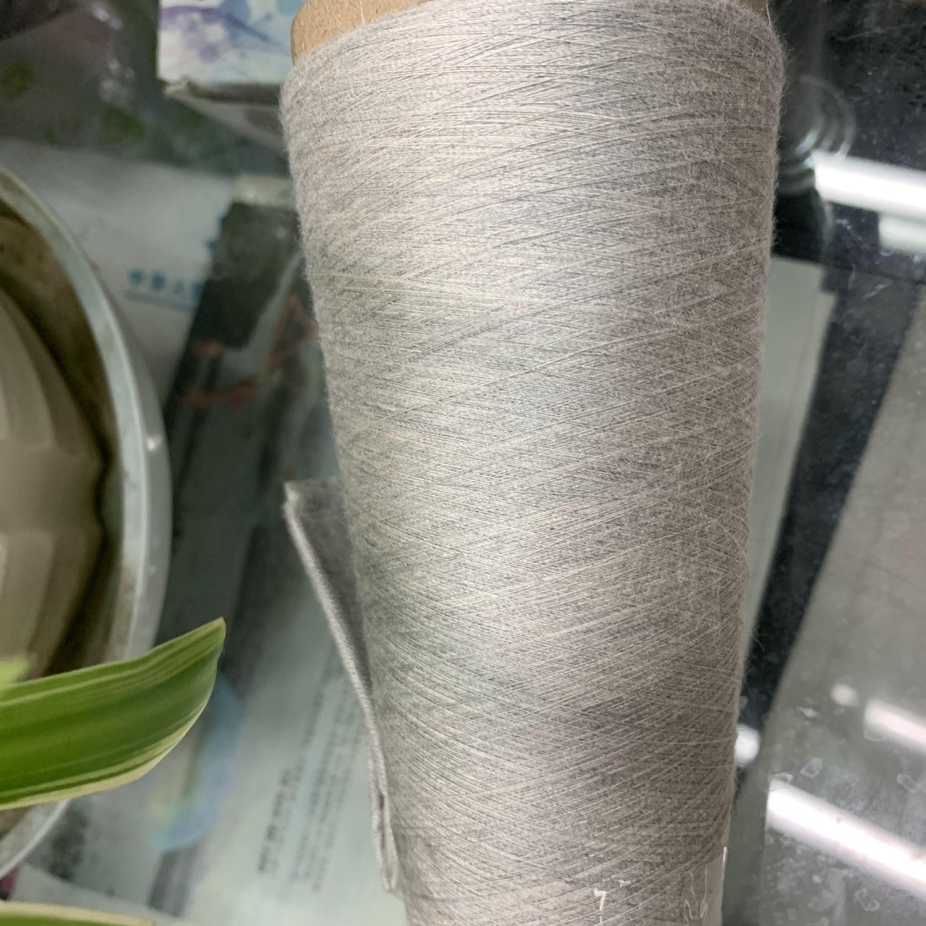 Cotton thread, cotton yarn, baby thread, pure cotton wool, all-cotton hand-woven, light gray details Picture