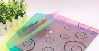 FC transparent file bag Plastic file bag PP push-button file bag thumbnail