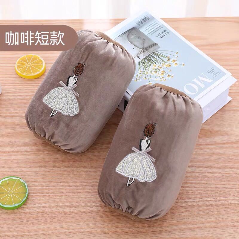 冬天长款宽松套袖纯棉手套工作护袖女厨房炒菜做饭防水防油溅袖套