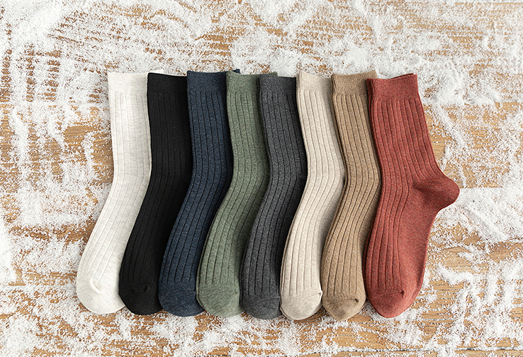 Men's mid-tube commercial combed cotton deodorant pure cotton socks wet socks manufacturers wholesale thumbnail