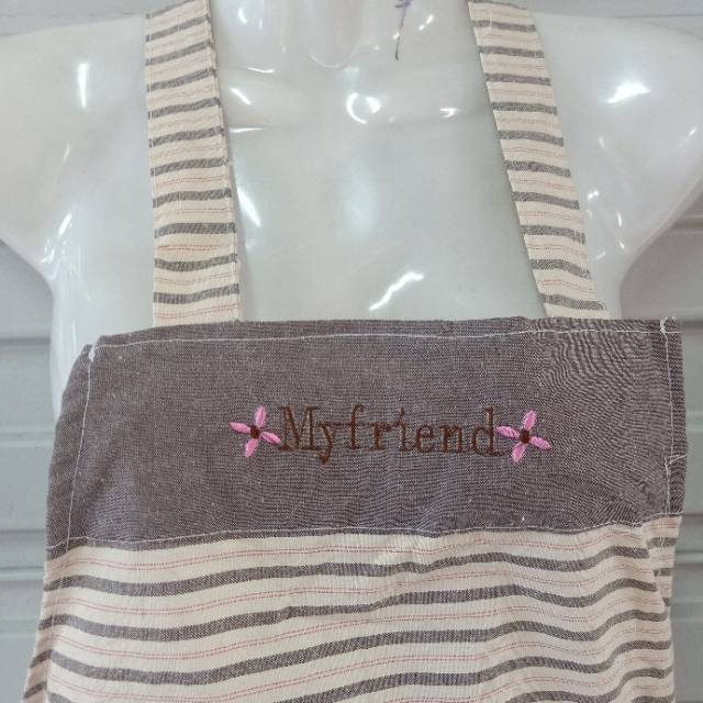 Apron, home kitchen attendant, pure cotton work clothes, fashionable for women, waterproof and oil-proof bib for men details Picture