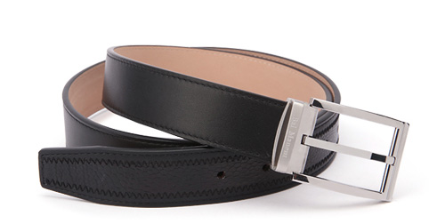 Leather Belt Men's Leather Needle Buckle Youth Fashion Belt Men's Durable Hundred Lap Needle Buckle Youth Student Belt Specification drawing