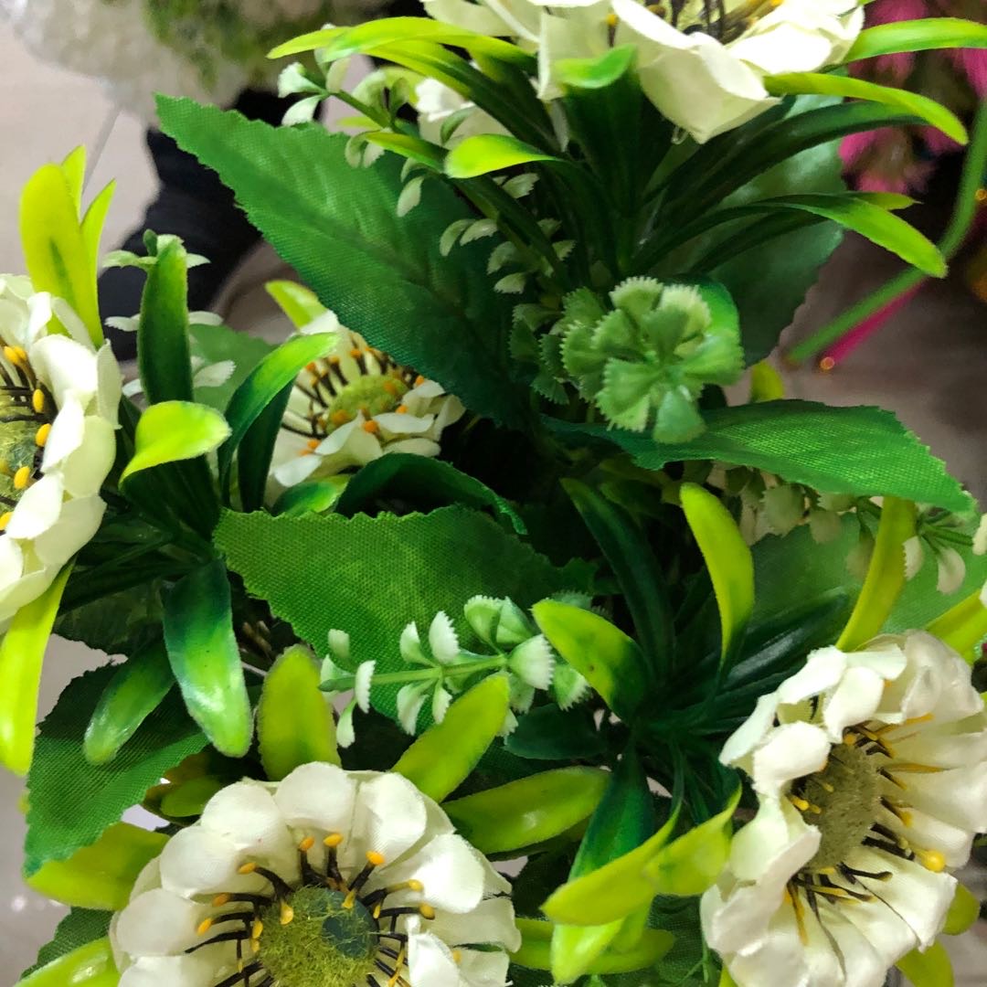 塑料花假花干花摆件室内客厅餐桌花艺摆设装饰细节图