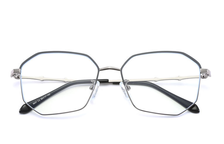 新款多边形创意款防蓝光眼镜框金属复古平光眼镜个性潮流近视眼镜