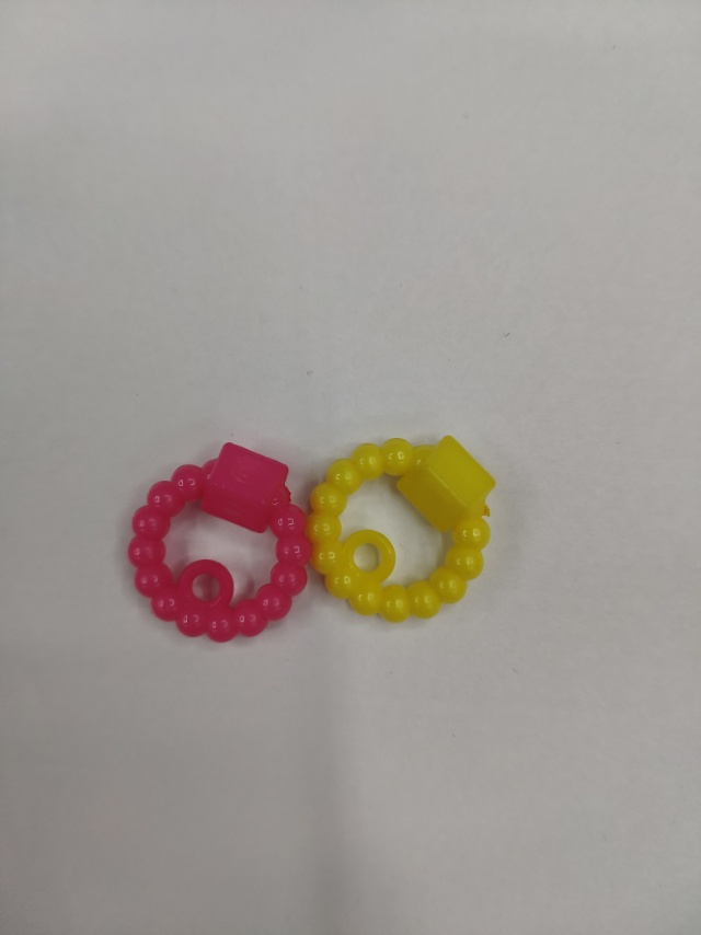DIY jewelry accessories, cartoon rings, colorful solid color jewelry accessories details Picture