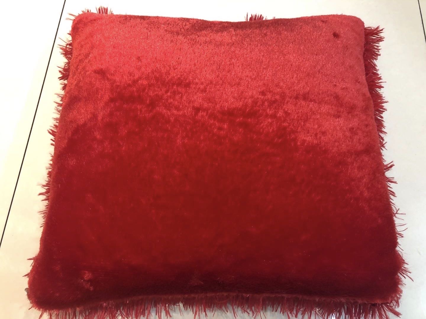 Monochrome long-haired fashionable throw pillows, nap pillows, bay window cushions, sofa cushions