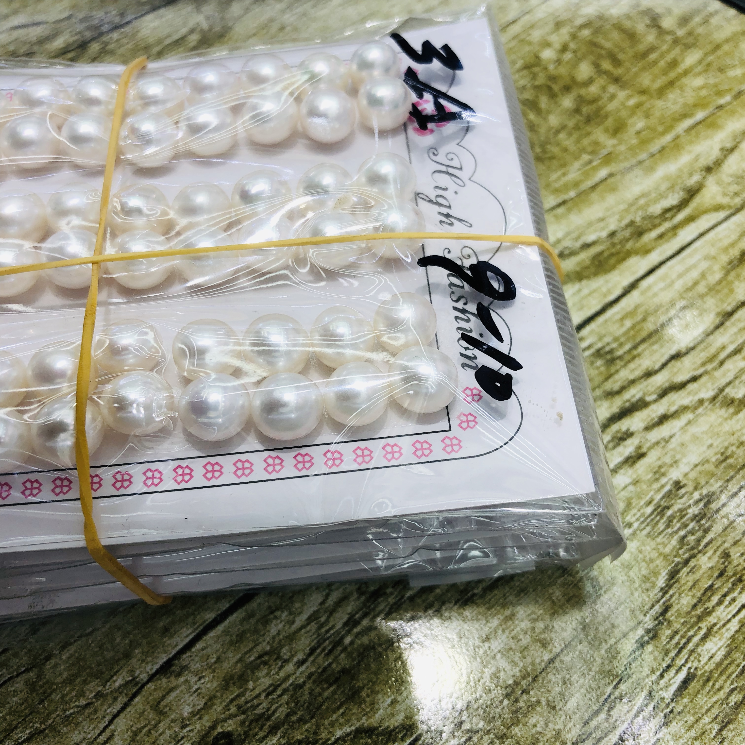Wholesale of 3A+ natural freshwater pearls, loose pearls, semi-round pearls, bread pearls, bare pearls, steamed bun pearls Specification image