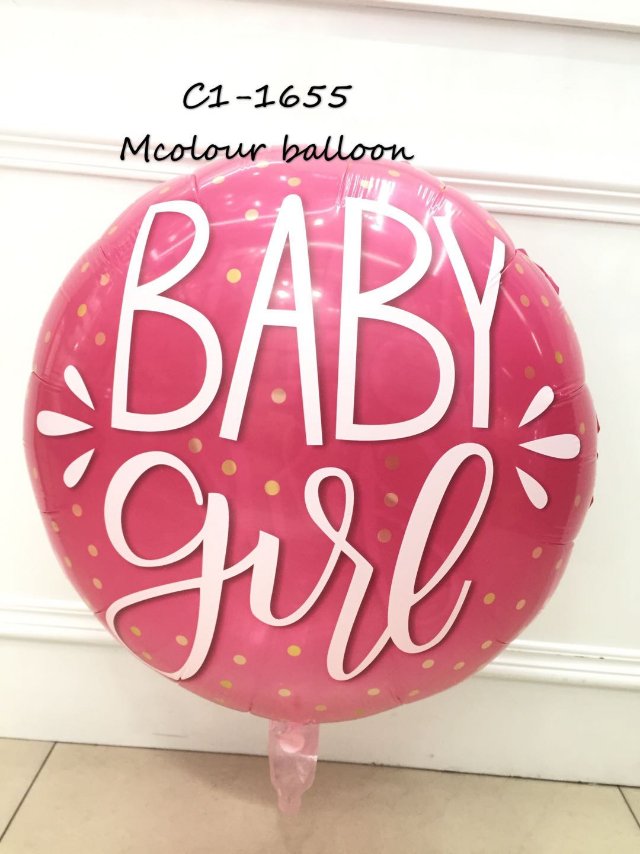 24-inch baby boy and girl aluminum film balloons, aluminum foil balloons, inflatable party toys manufacturer wholesale Specification image