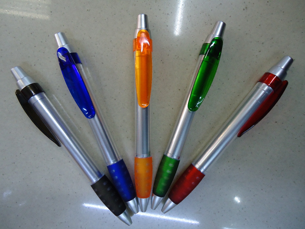 Transparent Tube Ballpoint Pen Office Business General Gift Pen 7361 Specification drawing
