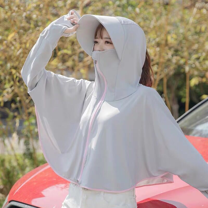 防晒衣女夏2020新款防晒衣长袖防紫外线透气防晒杉冰丝防晒服外套