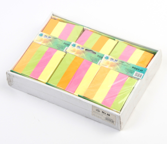 荧光指标签便利贴告示贴书本分类标签彩